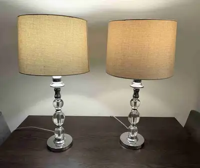 Table Lamps (Set of 2) – Good Condition, View more