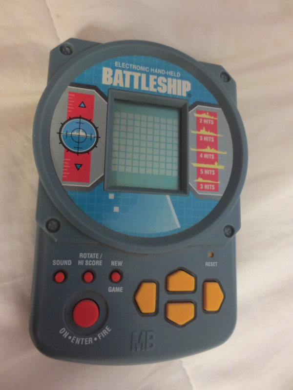 Electronic Hand-held Battleship Milton Bradley In Timmins only. in Toys & Games in Timmins