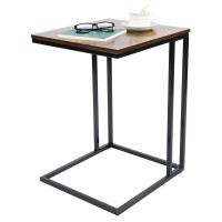 HOME BI C-Shaped Side Table, Laptop Holder Table,Modern Sofa Sid