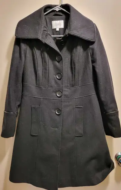 Women's Coats and Jackets 1. Cleo size 4 dress coat 2. Columbia size Small short black jacket 3. Woo...