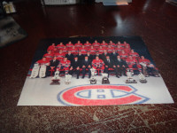 Montreal Canadians official Hockey Team Photo trophy