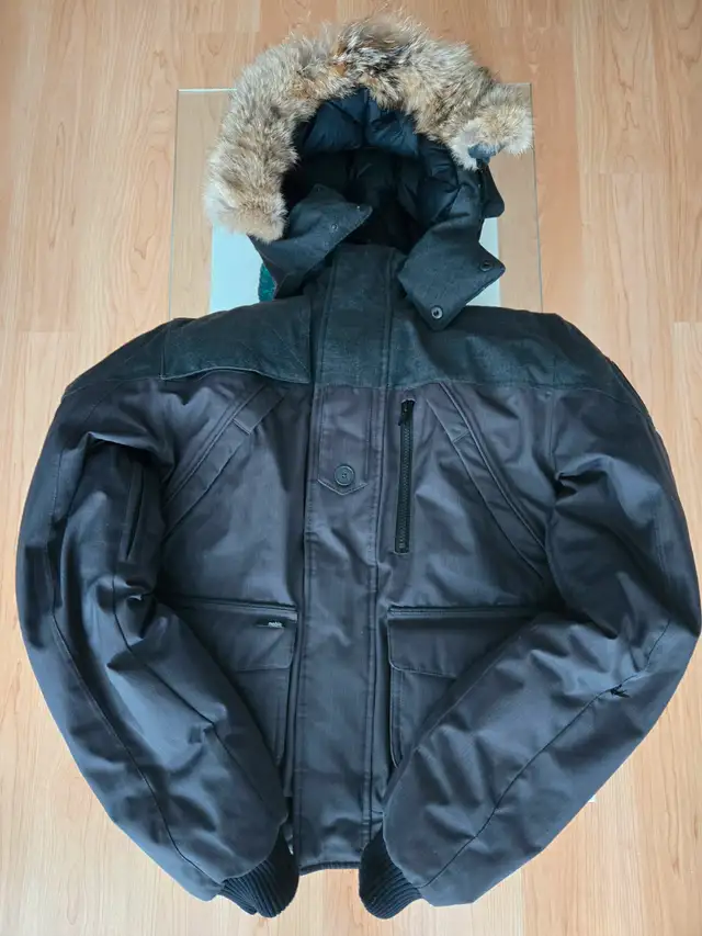 Nobis Higgins Mens Bomber Jacket with Fur Size S (Fits like M) in Men's in Markham / York Region - Image 2