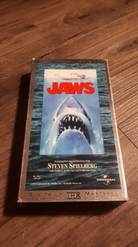 VHS Jaws 1997 Widescreen THX Edition Steven Spielberg Digitally 