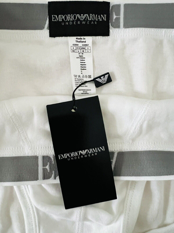 ARMANI White Brief  Size :M New with tags in Men's in Markham / York Region - Image 4