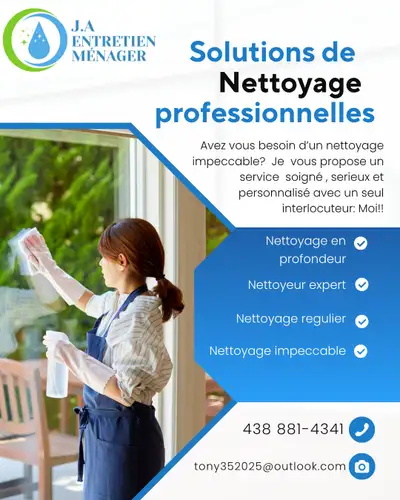 entretien ménager résidentiel & commercial, View more