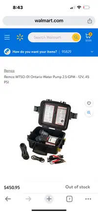 Ontario by Remco water transfer  pump