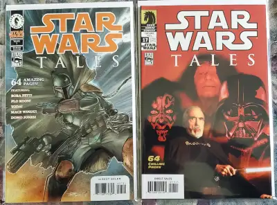 Star Wars Tales: #7 - $25 #17 - $25 #18 - $25 #19 - $45 #20 - $5 #21 - $35 Others: Return of the Jed...
