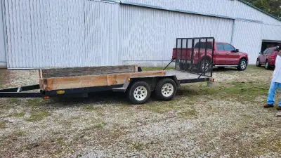 I'm selling a 7x16 New Leaf Tandem Utility Trailer, perfect for hauling equipment or materials. It's...