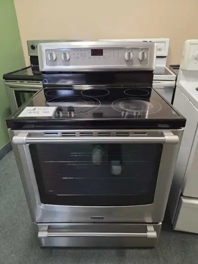 Maytag 30" Stainless Glass Top Stove - Free Warranty Included , View more