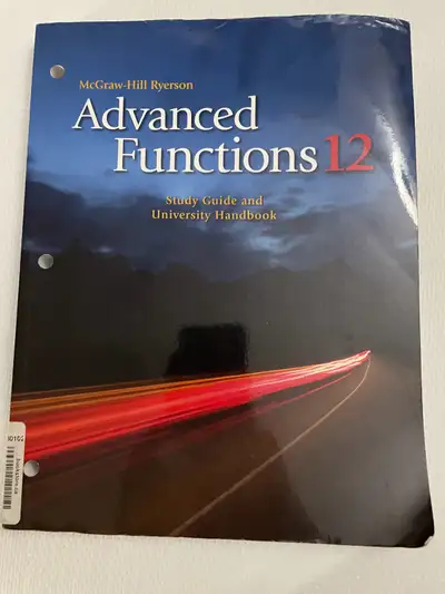 Advance Functions 12 Book, View more