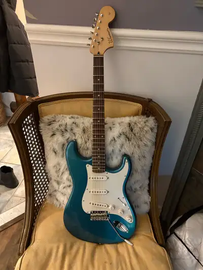 Custom scalloped Strat just finished neck made by DC guitars (US)body swamp ash made by valley arts...