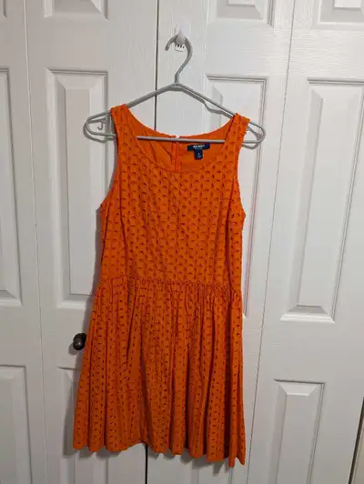 Old Navy woman's orange dress size 6 , View more