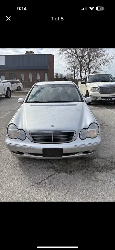 Selling my silver 2004 Mercedes-Benz C240, a reliable sedan with a smooth automatic transmission and...