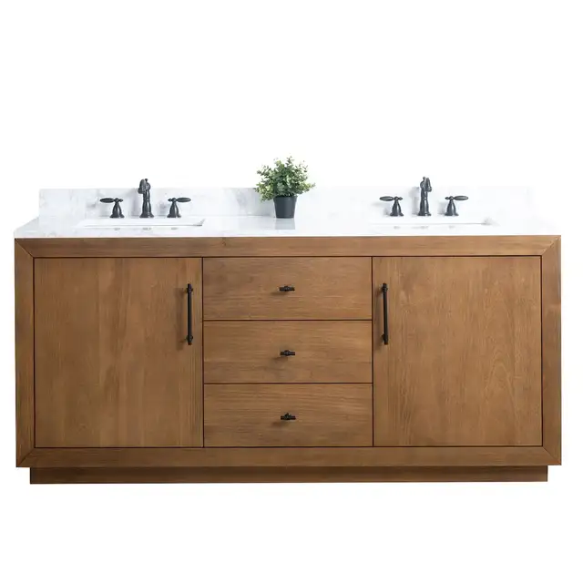 BRAND NEW Vanity Art 72”  Bathroom Vanity in Tan in Bathwares in Oakville / Halton Region - Image 2