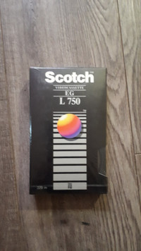 New Blank Sealed Beta Betamax Tapes Scotch EG L-750