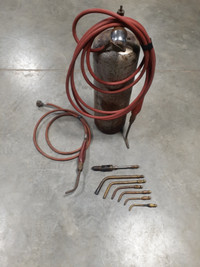 Torch and  Acetylene tank
