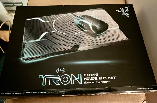 Razor Disney tron legacy gaming mouse and mat in Mice, Keyboards & Webcams in City of Toronto
