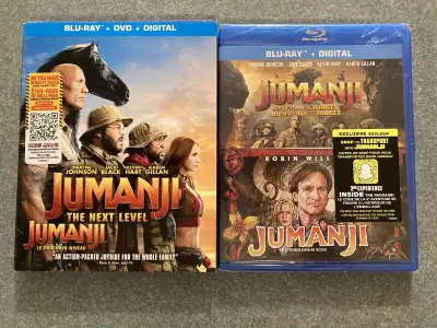 Both are brand new and still factory sealed. $15 each or $25 for all 3 movies. My prices are firm th...