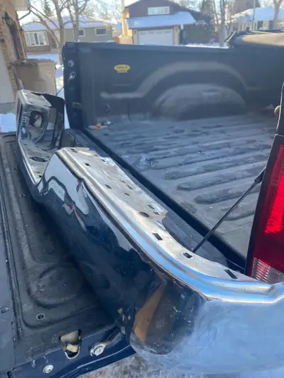 Ram 1500 Classic Chrome Rear Bumper - without exhaust/sensors. Fits all Ram 1500 trucks 2009-2018. C...