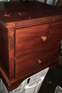 Antique Wooden Nightstand, good shape!