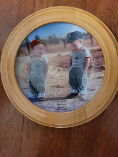 Limited Edition Collector Plates (Farming). "You Been Farming Long" and "Are you Pushing or Pulling...