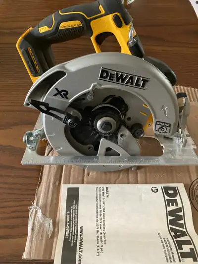 non functional dewalt XR circular saw, View more