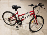 24 inch MOUNTAIN BICYCLE/road red,.,