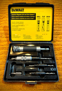 Dewalt Industrial Magnetic drill and drive system for sale!!