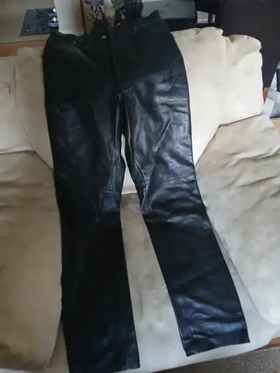 Leather pants size 11 $70 regular $399, View more