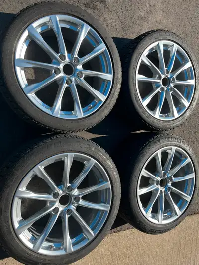 19 “ Boxster S wheels with Michelin pilot alpin tires