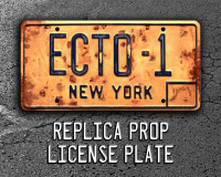 Ghostbusters: Afterlife | ECTO-1 | Metal Stamped License Plate