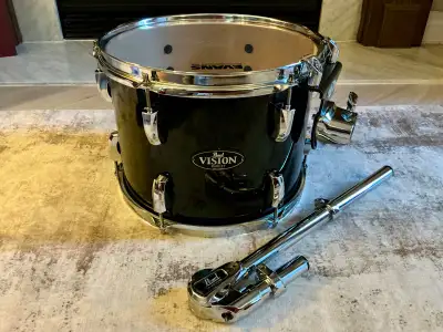 Pearl Vision 12" 100% Birch Lacquer Tom & Arm, View more