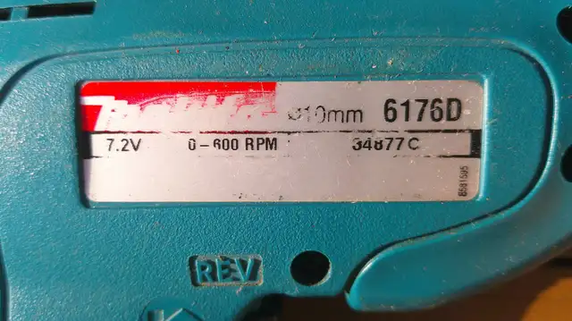 Makita Drills Cordless Vintage Qty. 3 in Hand Tools in Mississauga / Peel Region - Image 5