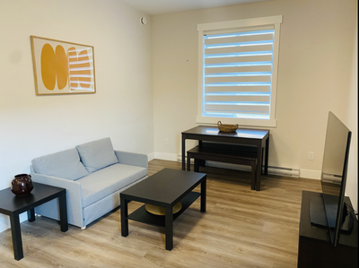 1-Bedroom Fully Furnished (or Unfurnished) Ground-Level Suite for Rent – Sahali Looking for a modern...