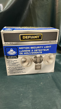 Defiant 110 Degree Outdoor Grey Motion Security-Light