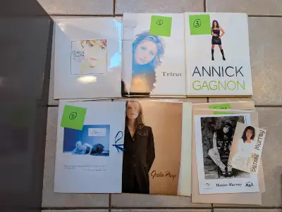 6 Female Canadian Artists  PROMOTIONAL KITS - SOLD EACH -, View more