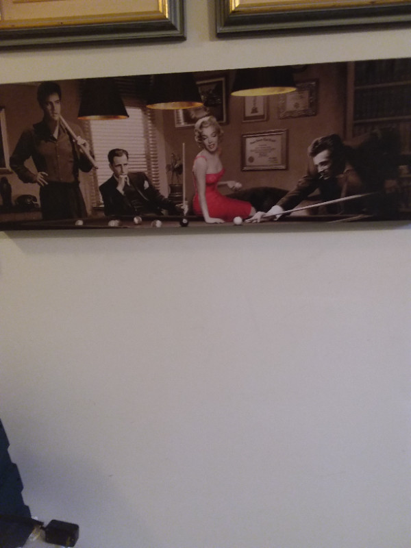 Picture.Marilyn Monroe ,Elvis Presley.Excellent for bar ,basemen in Arts & Collectibles in Kitchener / Waterloo - Image 3