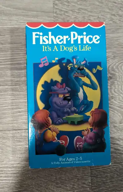 Fisher-Price It's A Dog's Life VHS Movie 