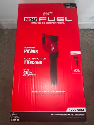MILWAUKEE M18 FUEL BLOWER GEN3 NEW MODEL 500 CFM, View more