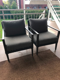 2 fauteuils d’extérieur Canvas Jensen