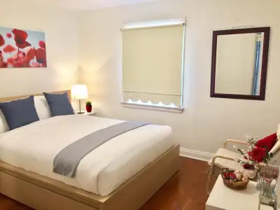 This is a private room, shared kitchen and bathroom in bungalow house.
