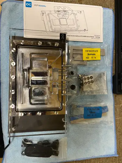 Alphacool Eisblock Aurora Geforce RTX 4090 Aorus Master - Gaming V.2 with backplate (PCB Ver1.0/1.1)...