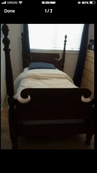 bed twin solid wood, View more