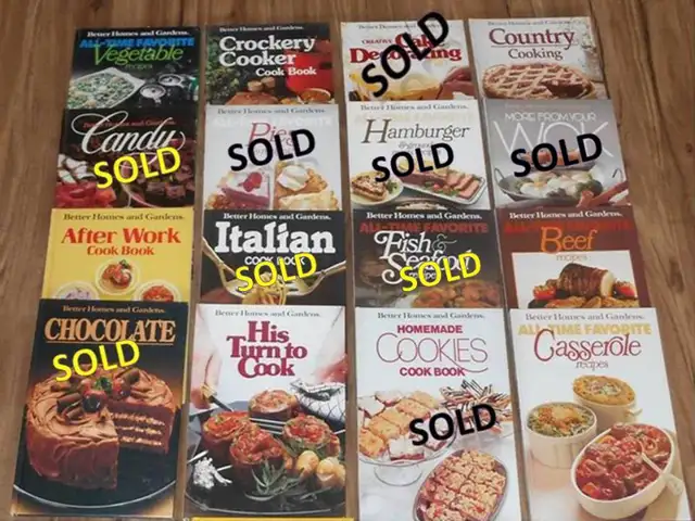 Hardcover Color Cookbooks by Better Homes & Gardens.63838169928449120