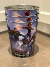 Avengers Endgame Popcorn Buckets $10 each 