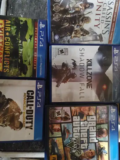 5 PS4 GAMES, View more