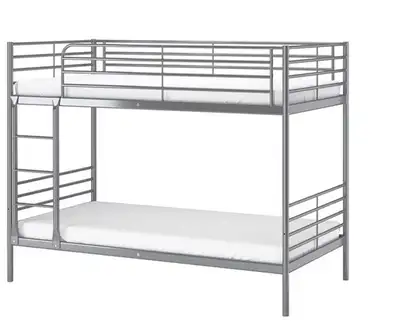 Bunk bed - metal frame, twin over twin, View more