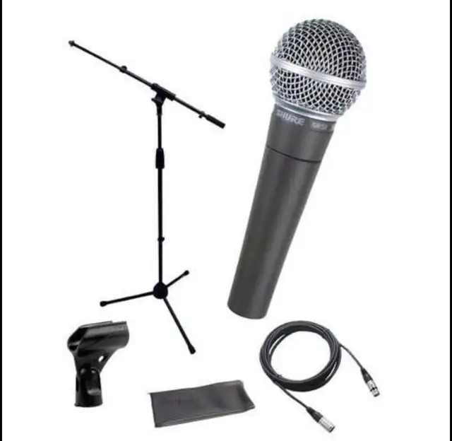 New Shure SM58/57 Microphone $100 Clip Included with Mic/Pouch64683914290177120