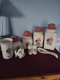 9 Piece Canister Set Plus For Sale