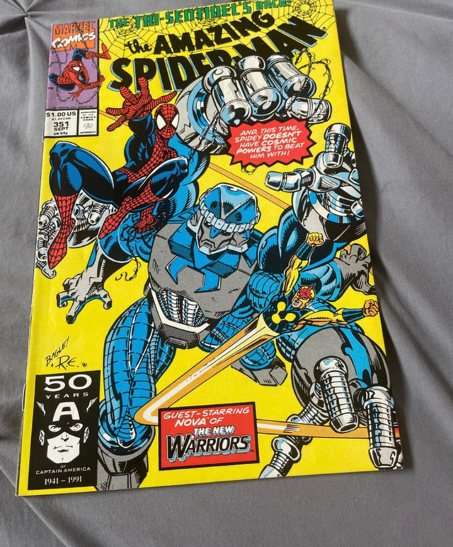 Marvel comics the amazing spider man #351 in Arts & Collectibles in Oakville / Halton Region